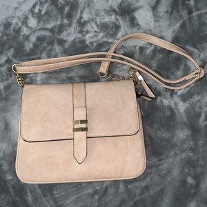 Beige crossbody bag